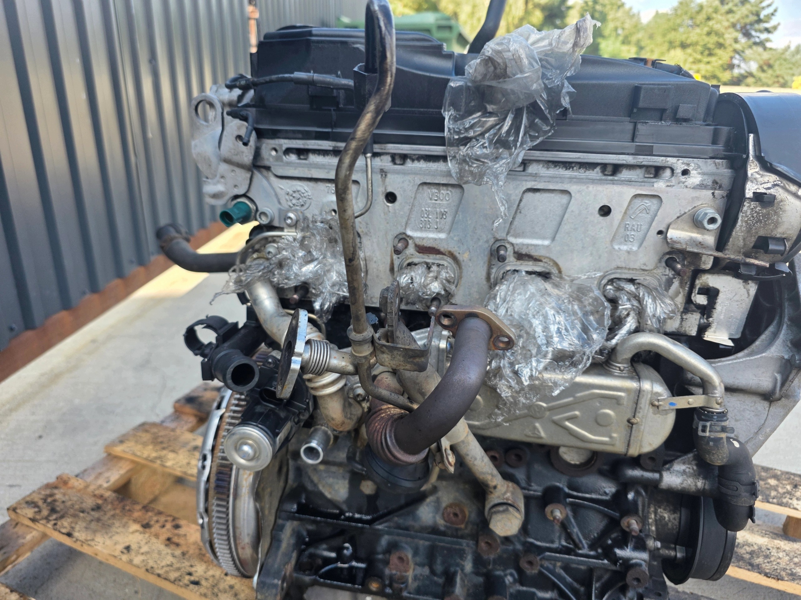 engine complete AUDI VW SEAT SKODA 2.0 TDI CFF CFFB 159484 KM original *3