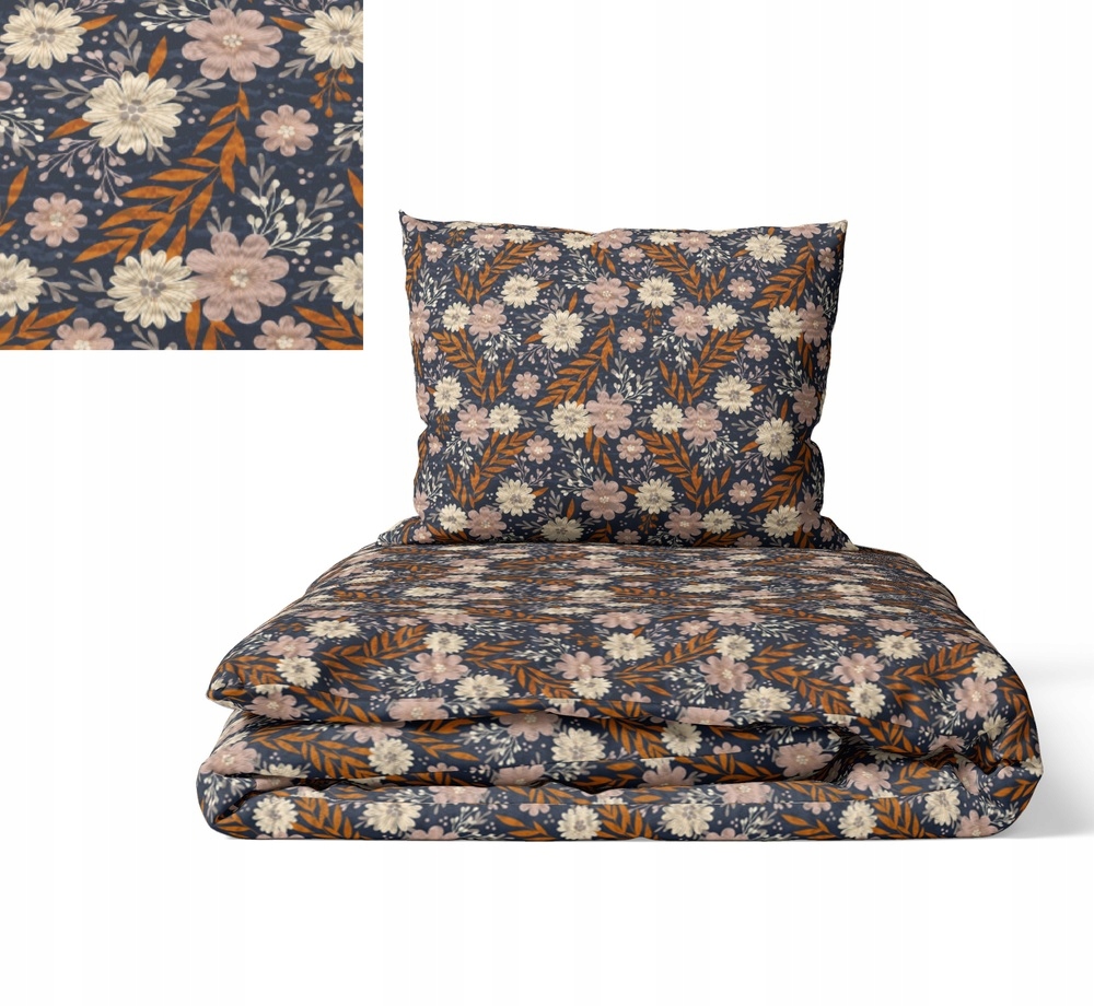 Pościel z Kory 220x200 2 poszewki Premium 100% bawełna polska Florystyk