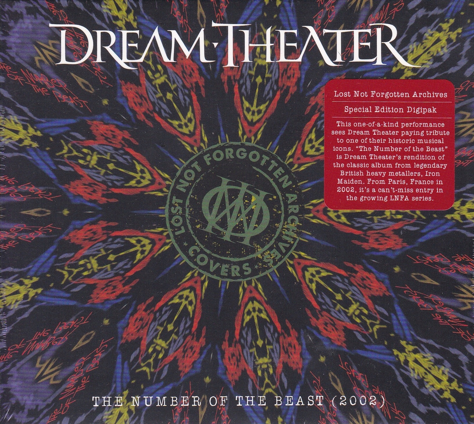 CD- Dream Theater- The Number Of The Beast 2002 (nowa W Folii)