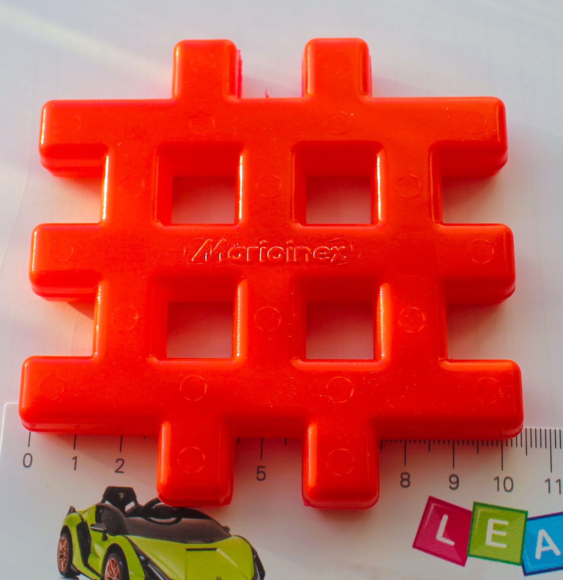 Przestrzenne wafle klocki Marioinex 52 szt ok.1 kg Seria Wafle