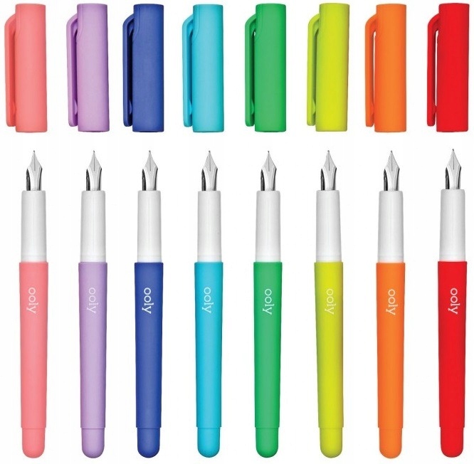 Plnicí pero Ooly 8 ks barevný inkoust pero barevné