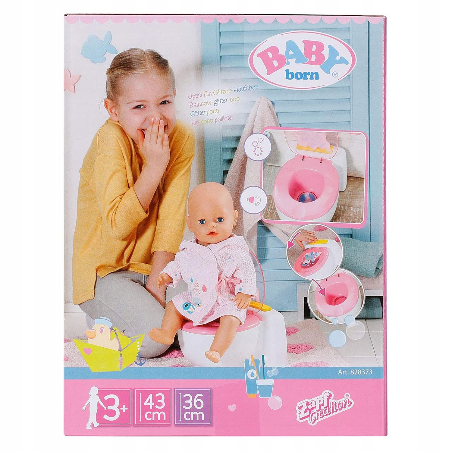 ТУАЛЕТ ДЛЯ КУКЛЫ BABY BORN