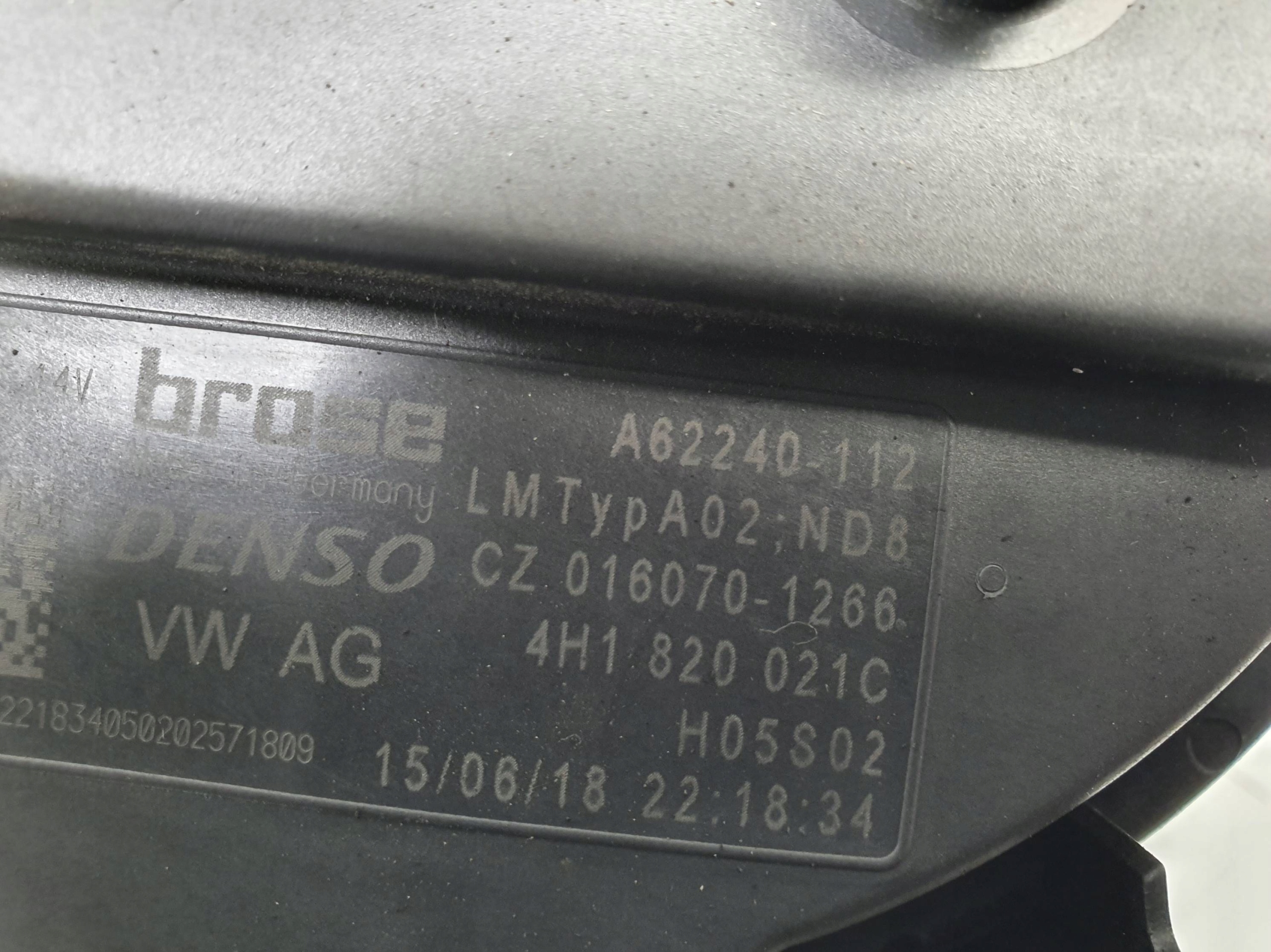 heating fan cab 4H1820021C AUDI A6 C7 LIFT