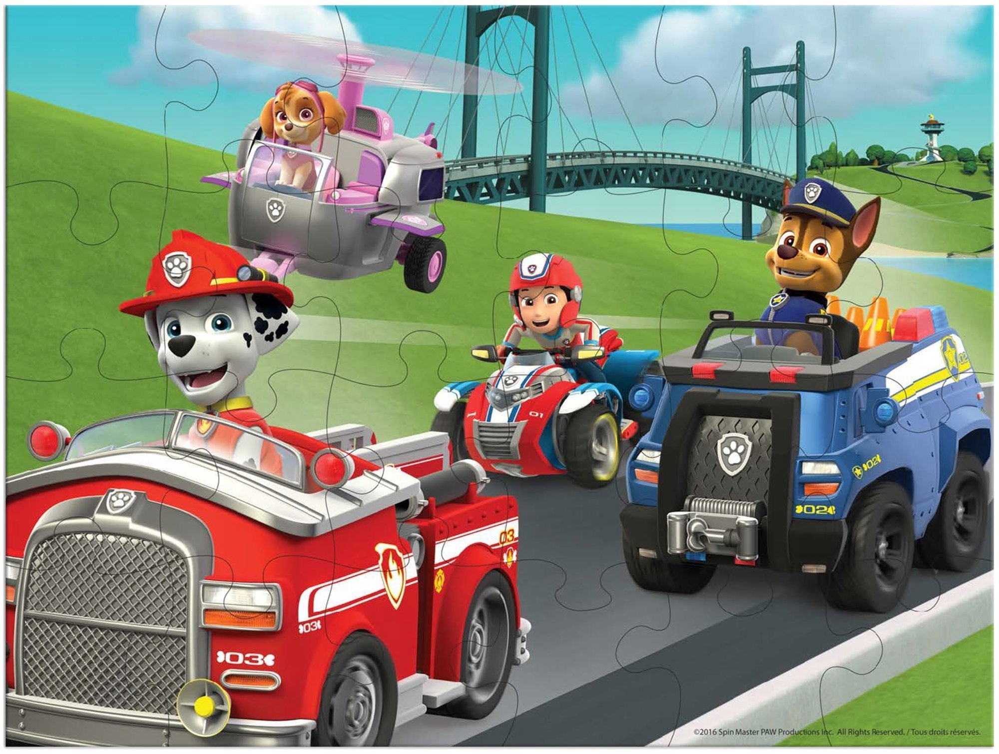 Spin Master 6041049 Psi Patrol Puzzle 12w1 560 ele Wiek dziecka 5 lat +