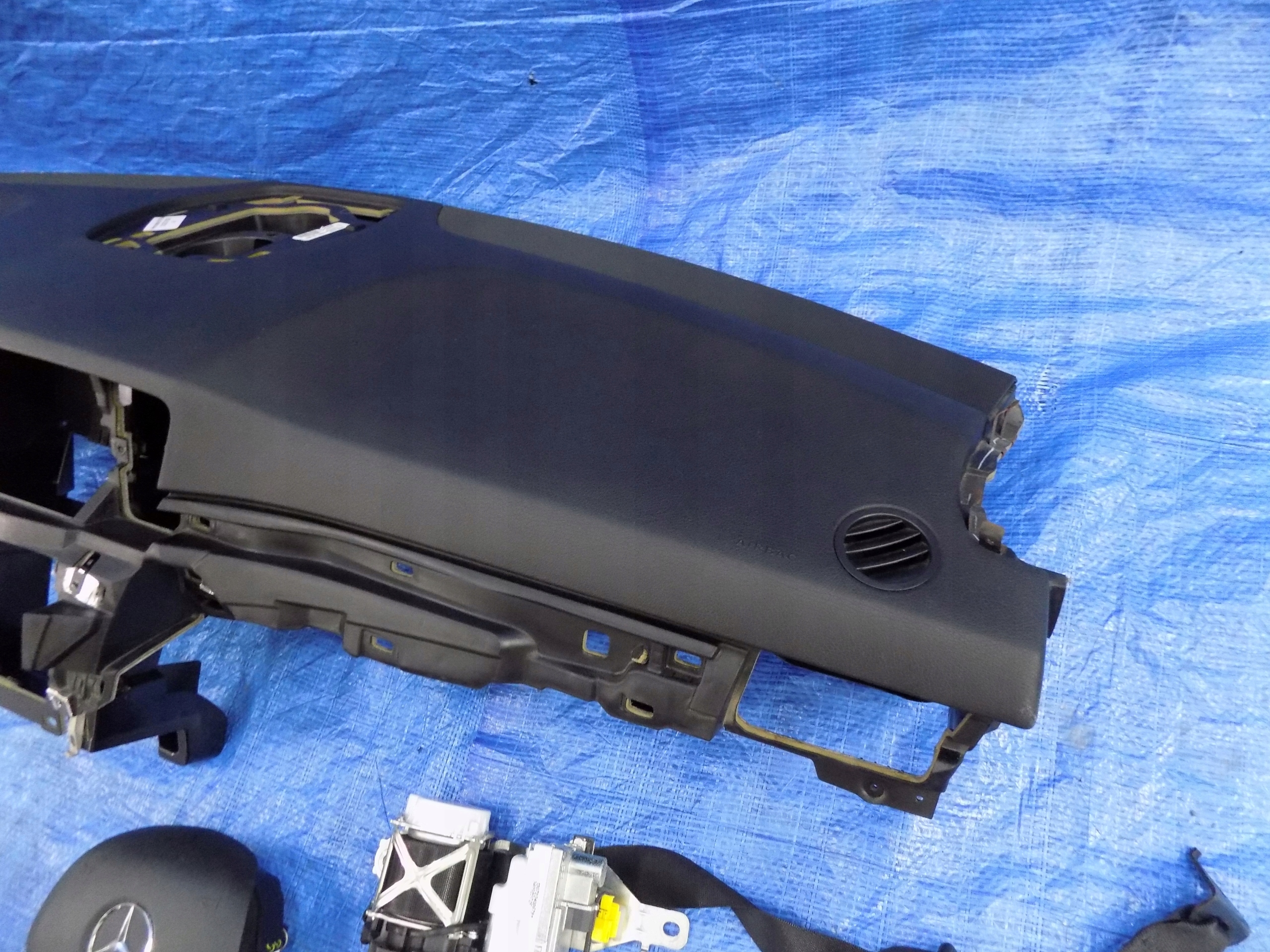 console dashboard panel airbags tension belts MERCEDES ML W166 13R