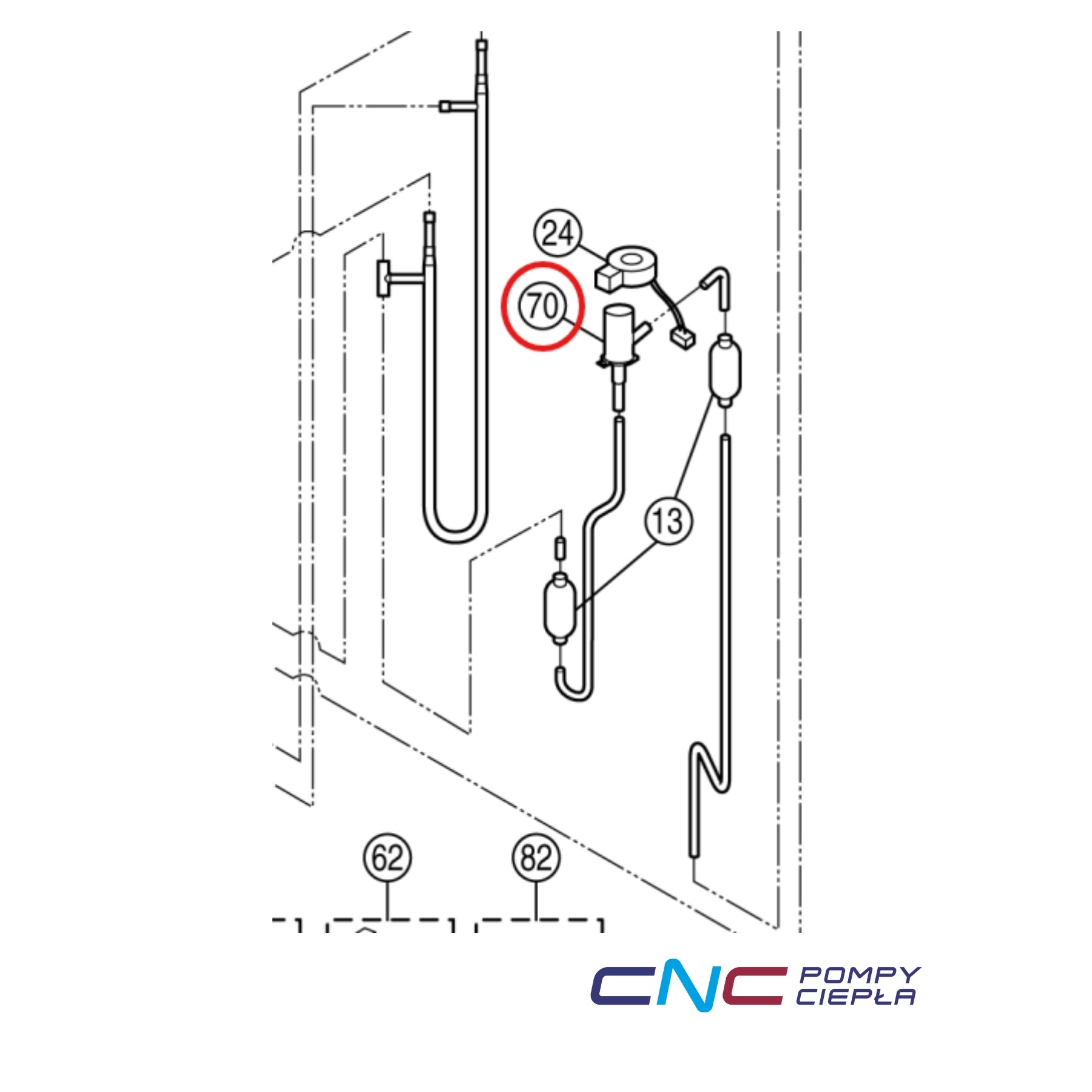 Panasonic CWB051054 expanzní ventil Expansion Valve pro tepelná čerpadla
