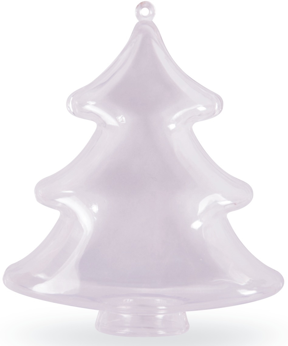 

Bombka Akrylowa Choinka Otwierana Plastik 10cm