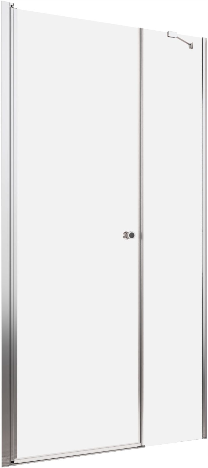 Drzwi prysznicowe szklane prysznic 100 L brązowe Kod producenta P6055-5542