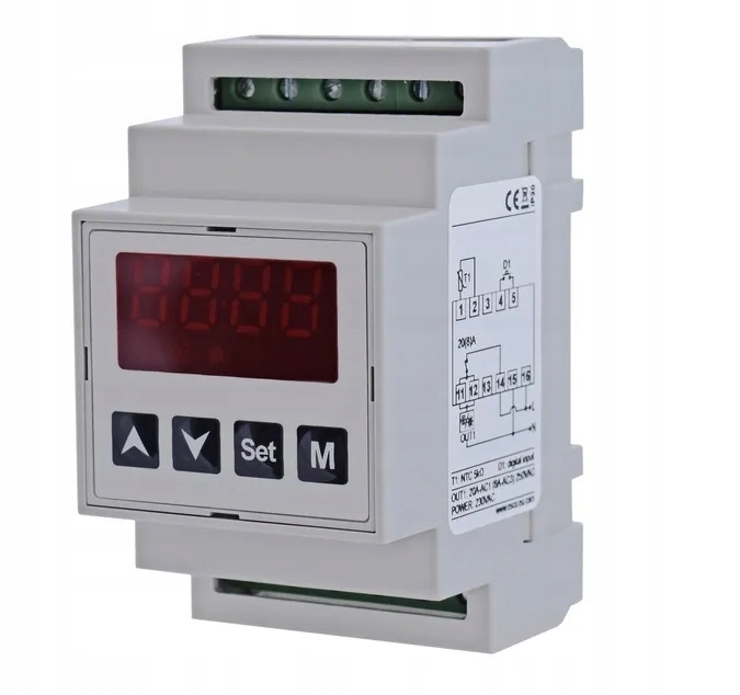 Solárny regulátor SC-20D 12V pre solárny kolektor na koľajnicu