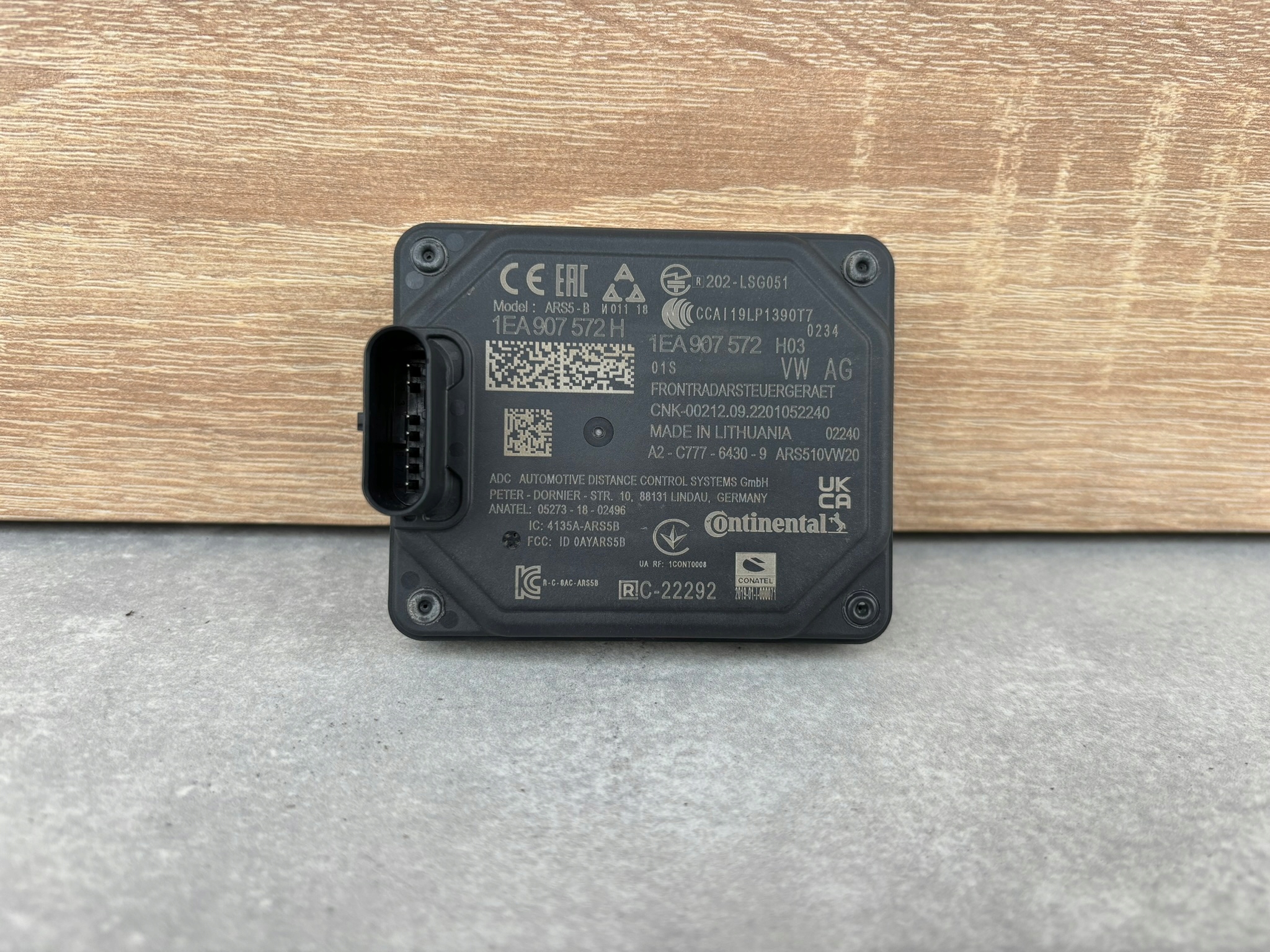 RADAR DISTRONIC VW ID3 ID.3 ID4 ID5 Q4 E-TRON 10EA907572 KA13/623