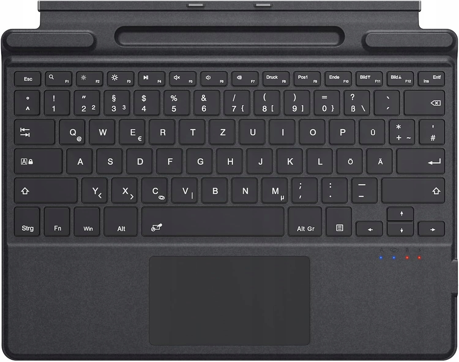 Bluetooth klávesnice pro Surface Pro 8/9/10/11/X MoKo Qwertz šedá