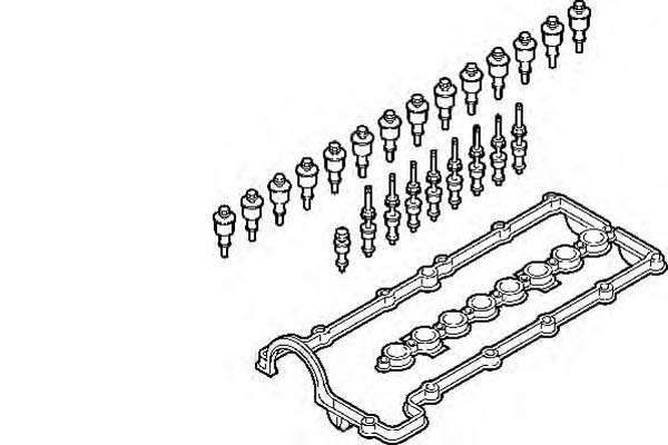 Elring Sada Těsnění Pokrývající Hlavu Bmw 1 118