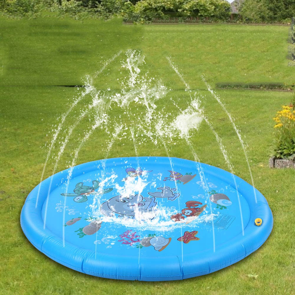 Zábavná podložka na hraní ve vodě Hračky, 170 cm