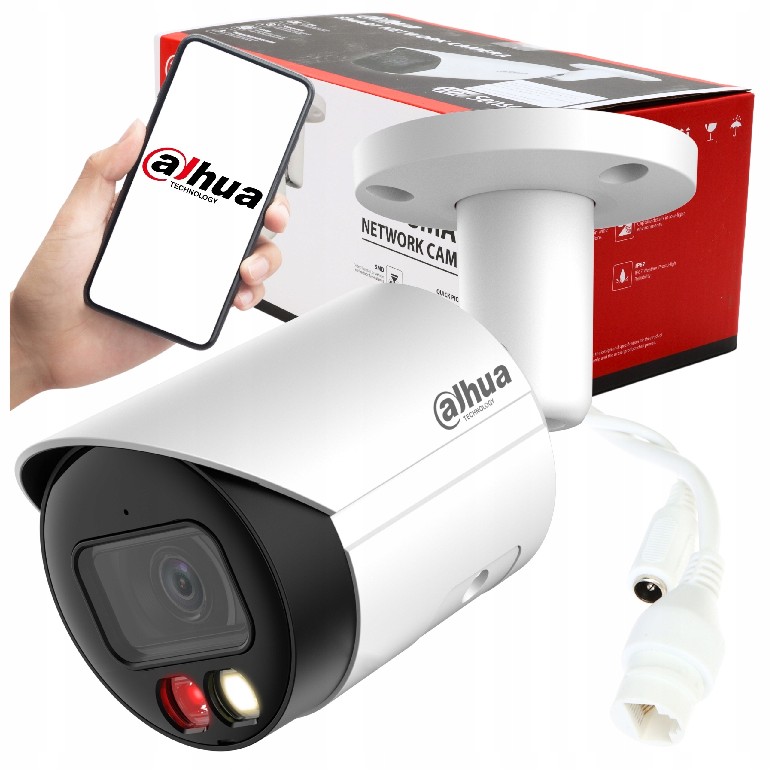Tubová Ip kamera Dahua IPC-HFW2649S-S-IL 6Mpx Wizsense Mikrofon Smd+ Ir