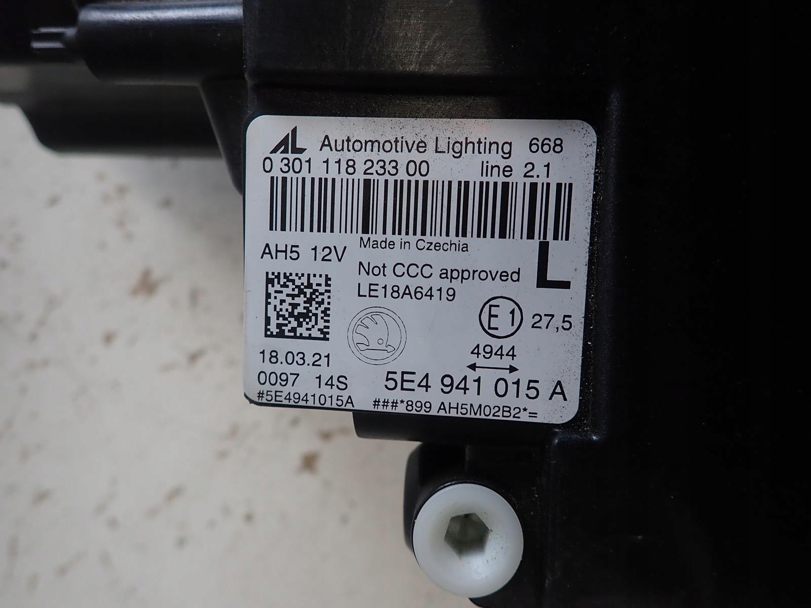 light front left SKODA OCTAVIA IV 2020- FULL LED