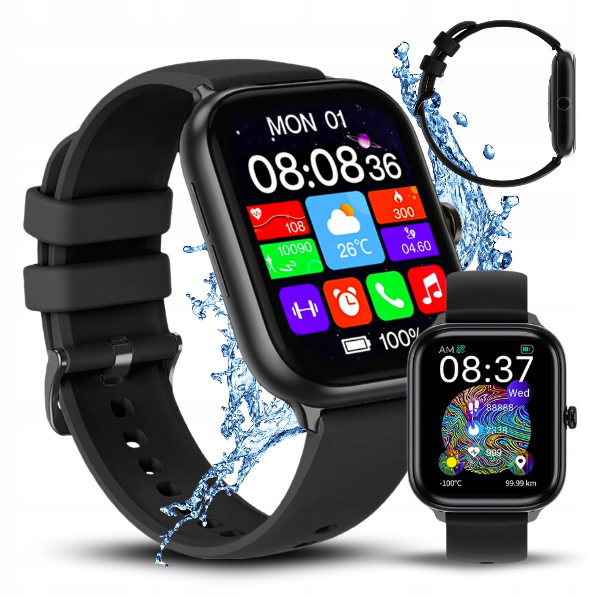 Imiki ST1 1,78" Amoled Chytré hodinky Chytré Hodinky Sportovní Hovory a Volání