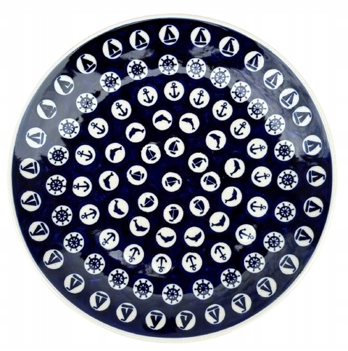 TALERZ ŚNIADANIOWY 22CM CERAMIKA BOLESŁAWIEC LK01