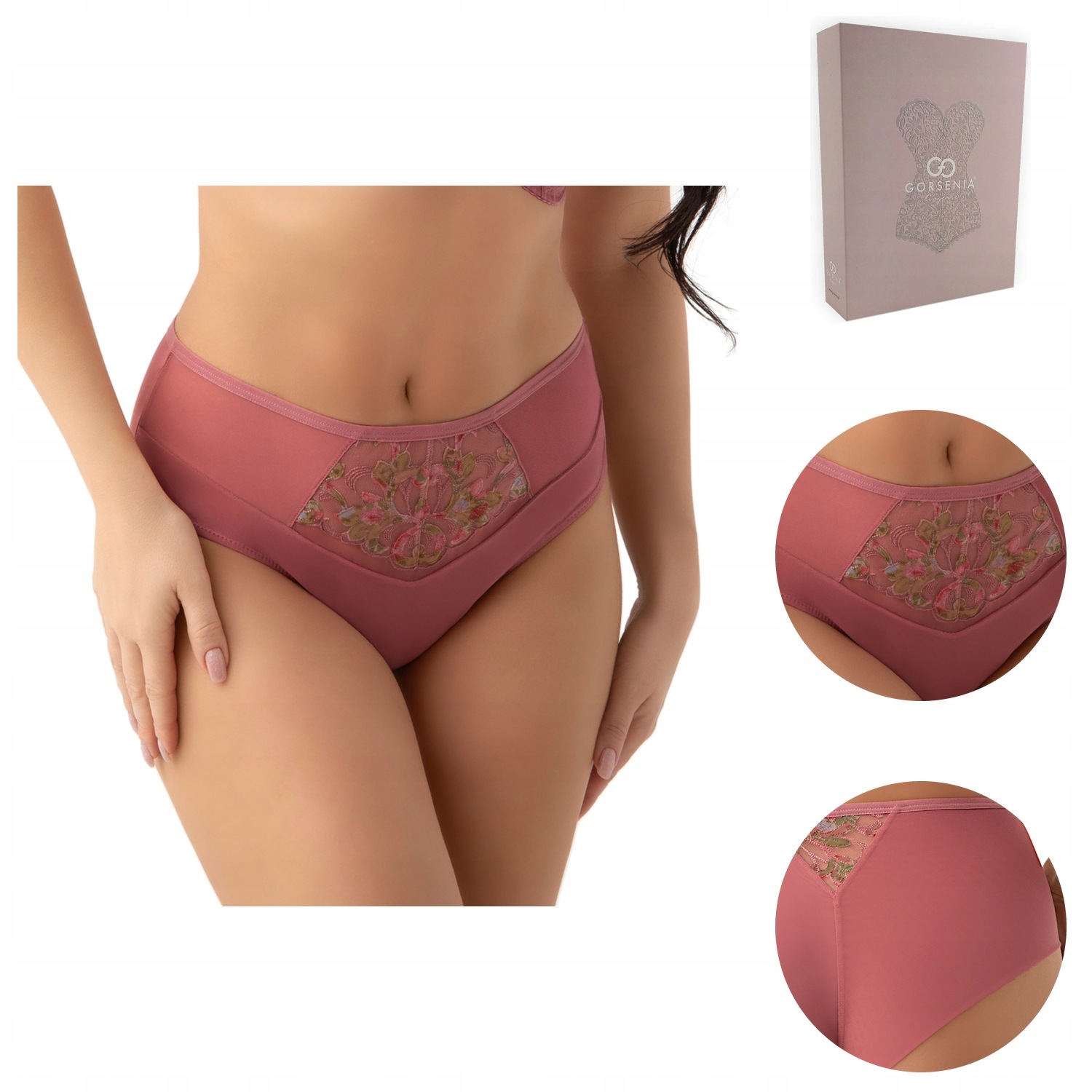 Brazilské Kalhotky Gorsenia Elora 028 růžové XL