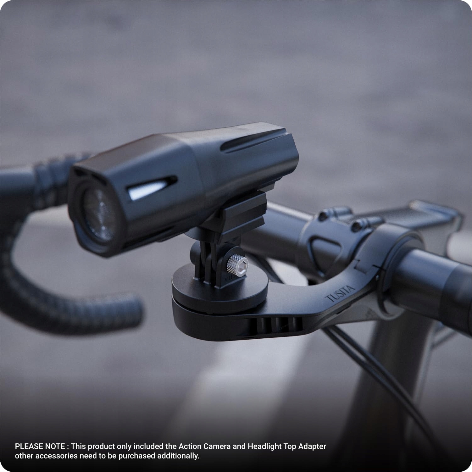 Adapter Lampki Top Do Garmin Uchwyt Kamery Sportowej Rowerowej TUSITA — miniatura 6