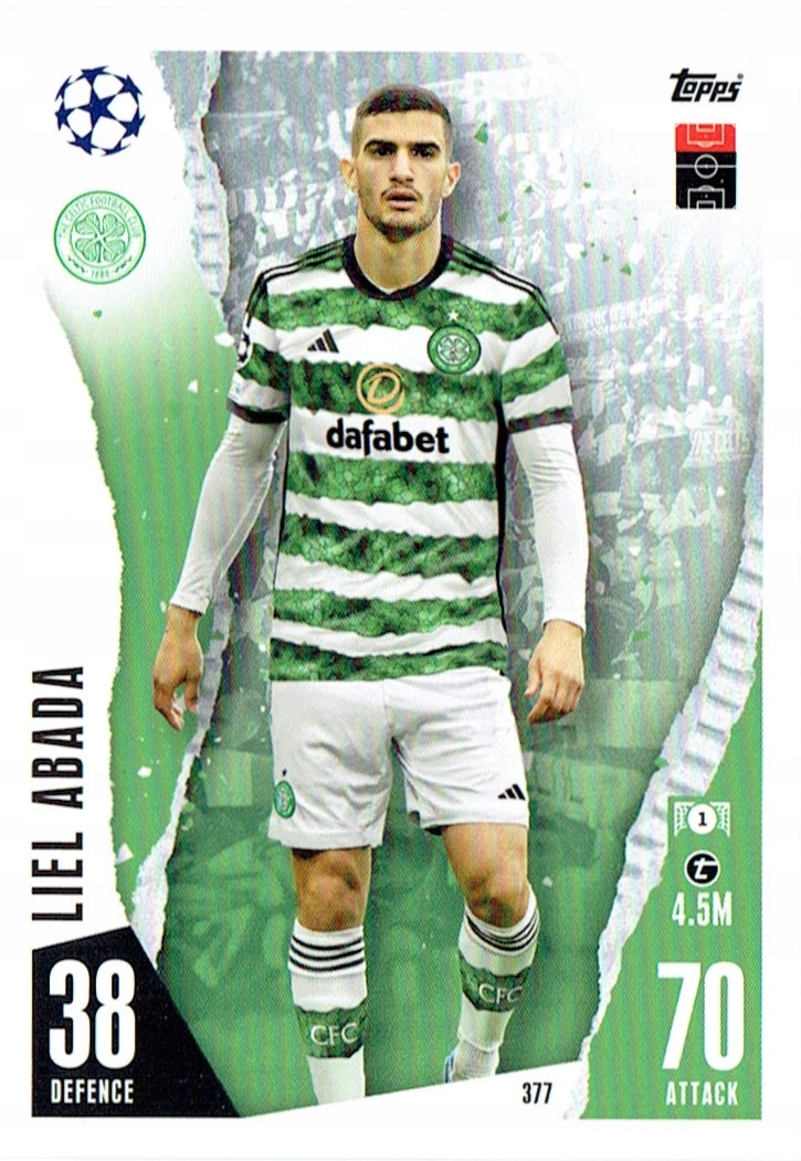 Topps Match Attax 23/24 Karta Team Mate Celtic 377 Liel Abada