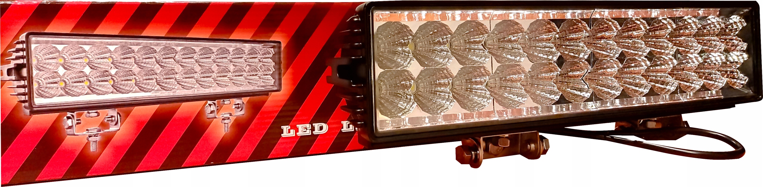 LAMPA LED DALEKOSIĘŻNA HALOGEN ROBOCZA 72W MOCNA JACHT ŁÓDŹ