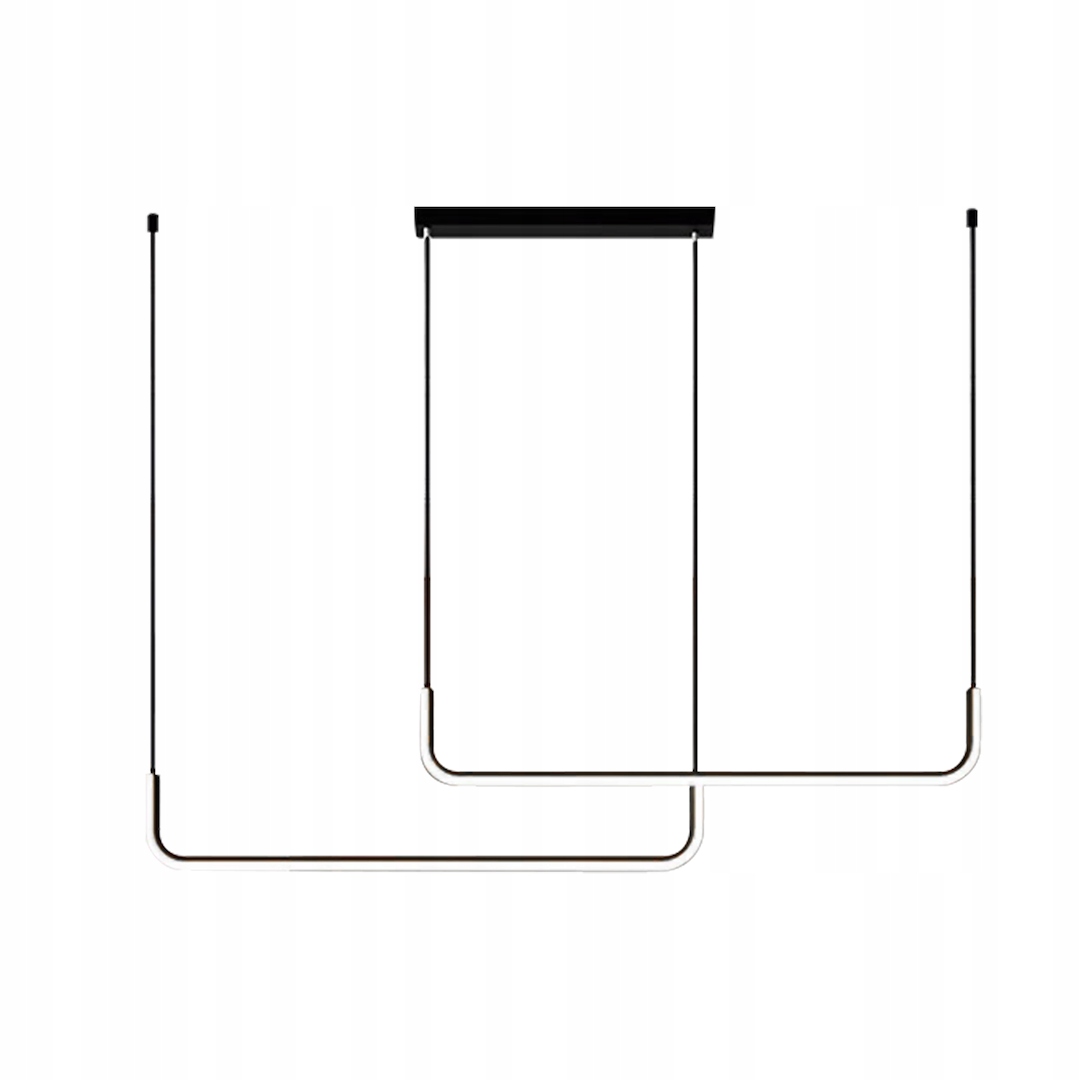 Moderná závesná lampa Milagro Led LM Čierna 22W Led Neutrálna 4000K IP20