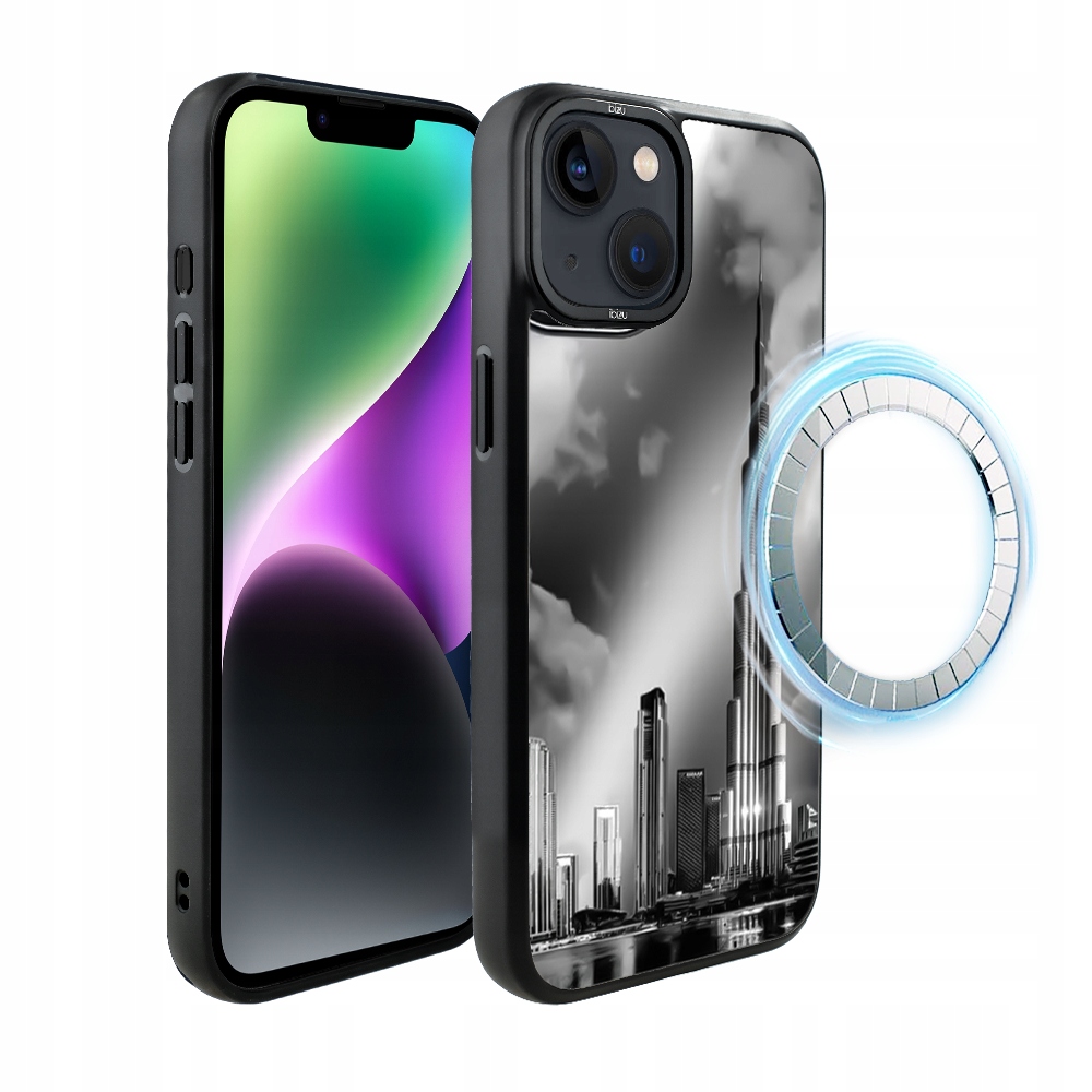 Pouzdro pro iPhone 14 Plus Ibizu DropGuard Matt s MagSafe, Burj Khalifa