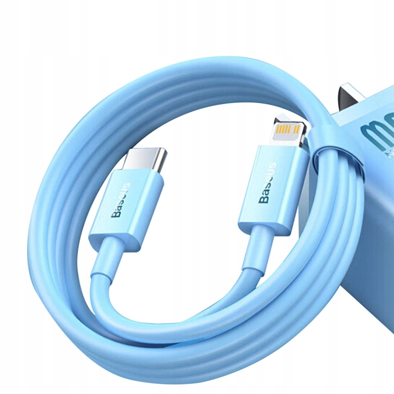 KABEL USB-C - LIGHTNING 20W PD 1M BASEUS SUPERIOR SERIES - NIEBIESKI