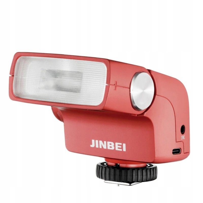 Jinbei Hi-5 Retro blesk (červený)