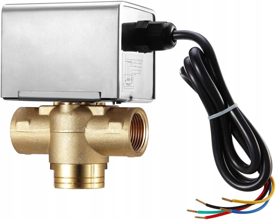 Zónový ventil 3-cestný 3/4'' DN20 230V Ac FastFit Pohon