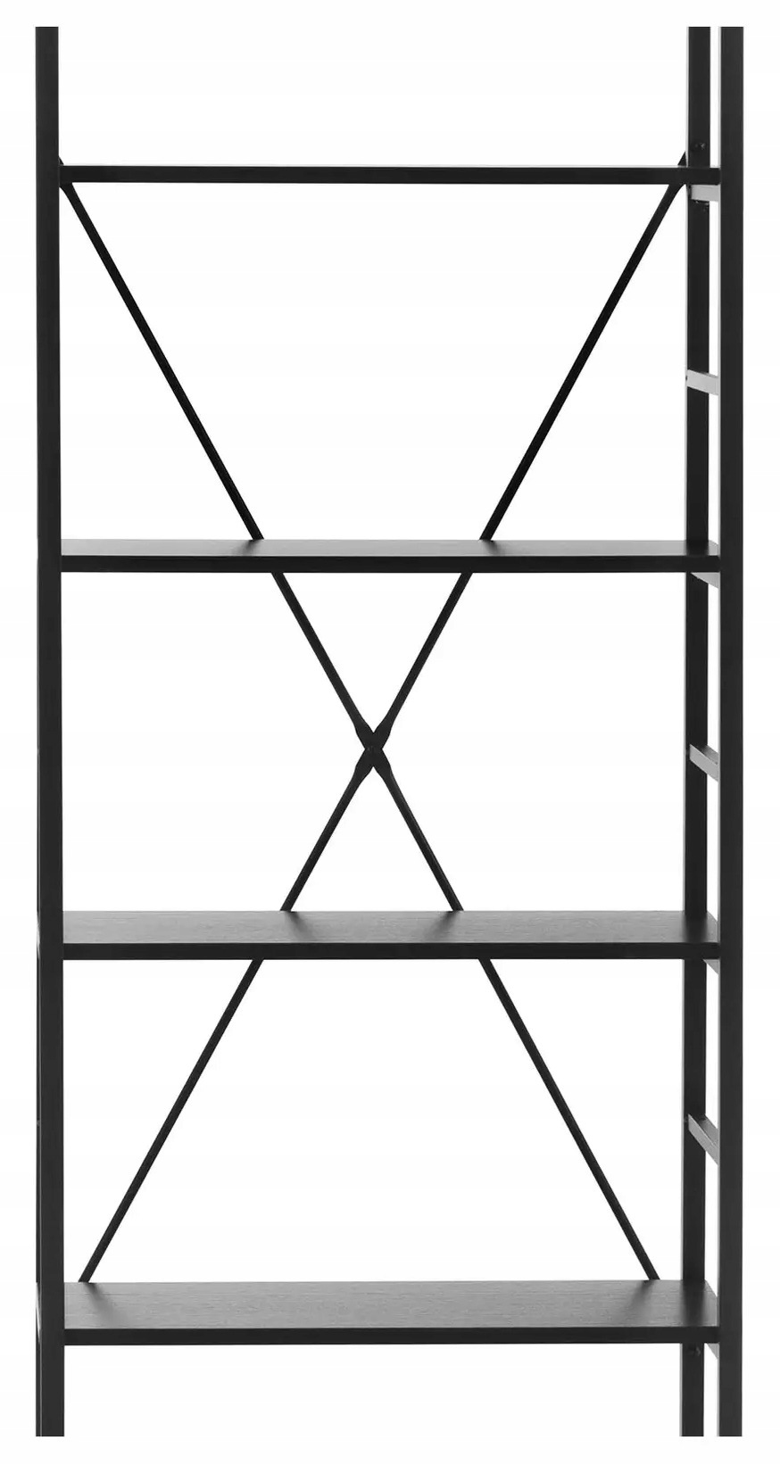 Regał na książki 6 półek czarny 28x60x182 Fromm&Starck STAR_BC_11 10260382