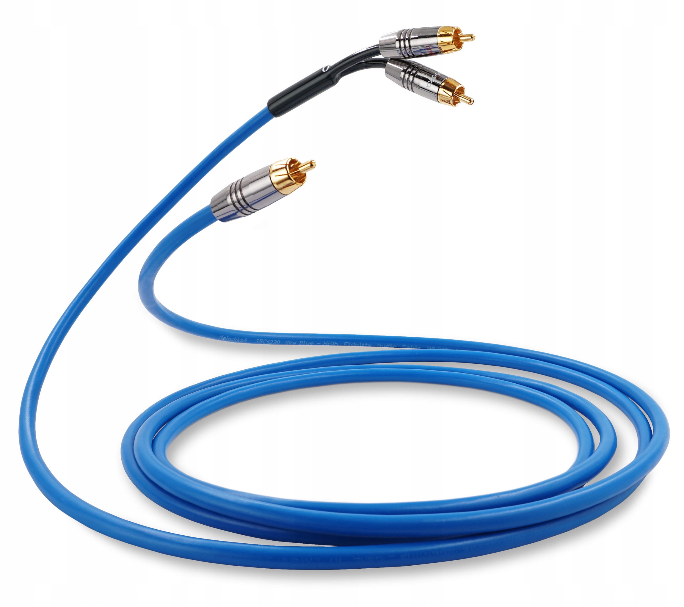 Melodika SBSWY30 Rca Sub Y (3.0 m) 1x Rca 2x Rca Subwoofer Sky Blue