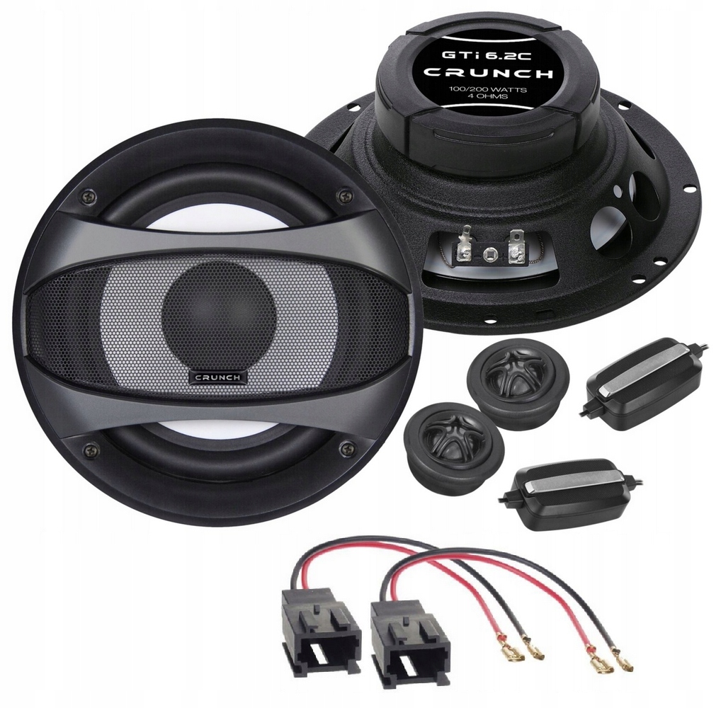 Reproduktory 165 mm Crunch GTI6.2WT Citroen C2 C3 C4 C5 Peugeot 206 306 307 407