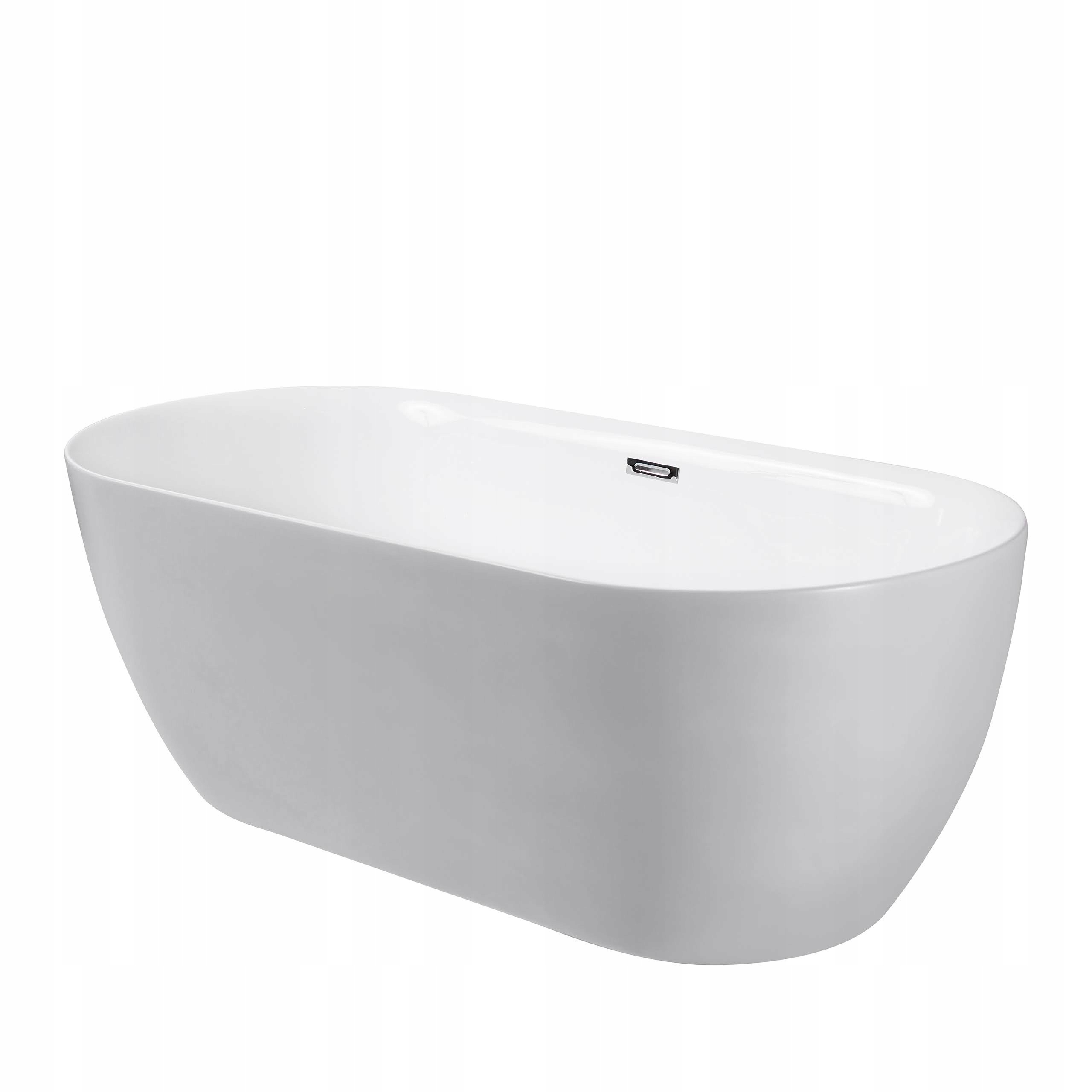 Šedá volně stojící vana Indes Kovalo 170 cm Lesklá