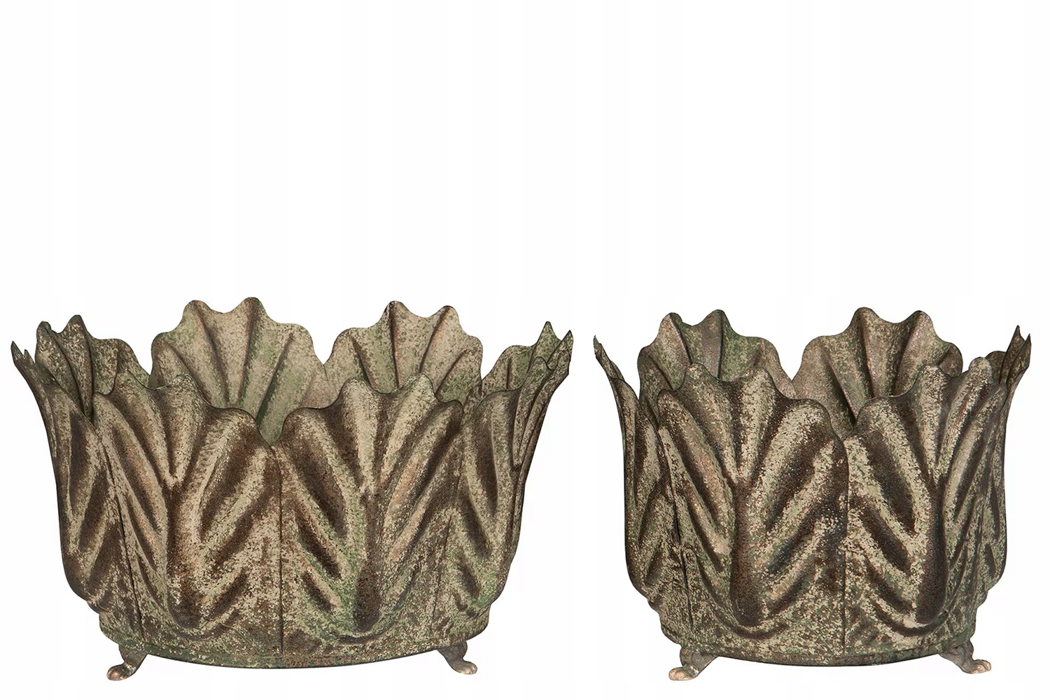 Květináč Na Balkon Květina kulatá šedá loftová dekorace květináč 2 ks