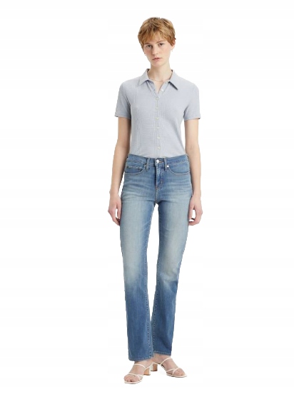 Levi's Dámské Džíny Úzké Nohavice Dlouhé Oděrky V Pase 30/30 Jpc