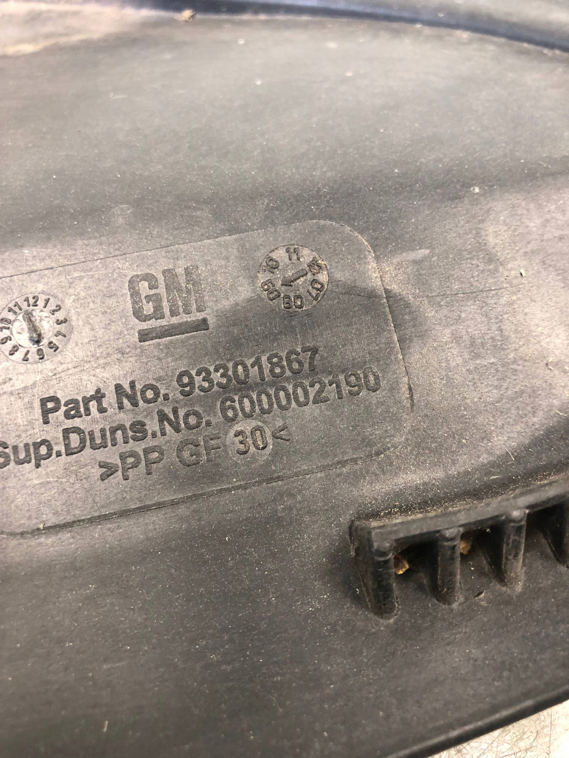 torpedo metallic OPEL MERIVA A LIFT 93301867