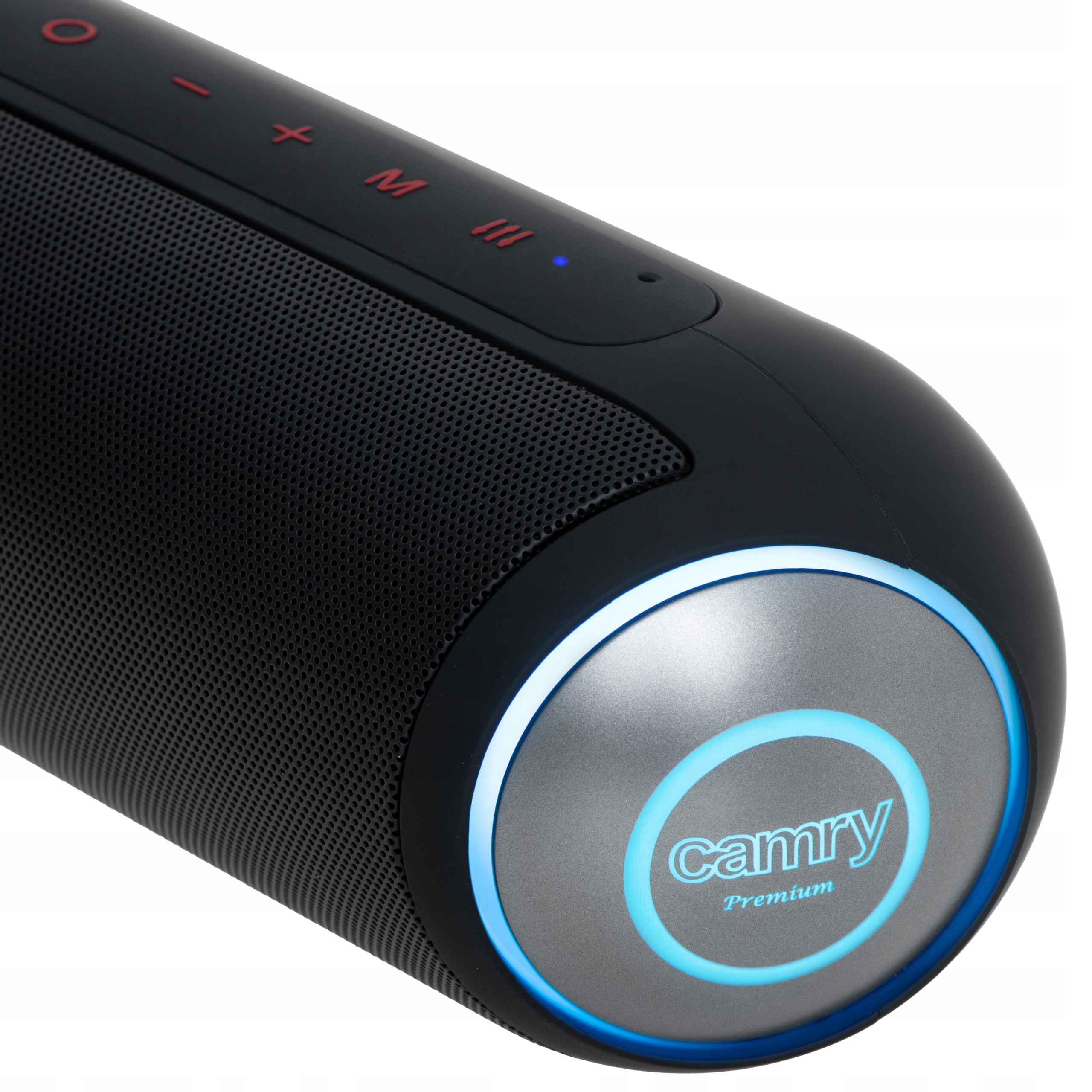Głośnik Bluetooth CR 1901 Black - Mocny Bas, Wodoszczelny IPX7