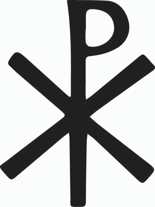 

Naklejka na auto samochód Symbol Chi-rho