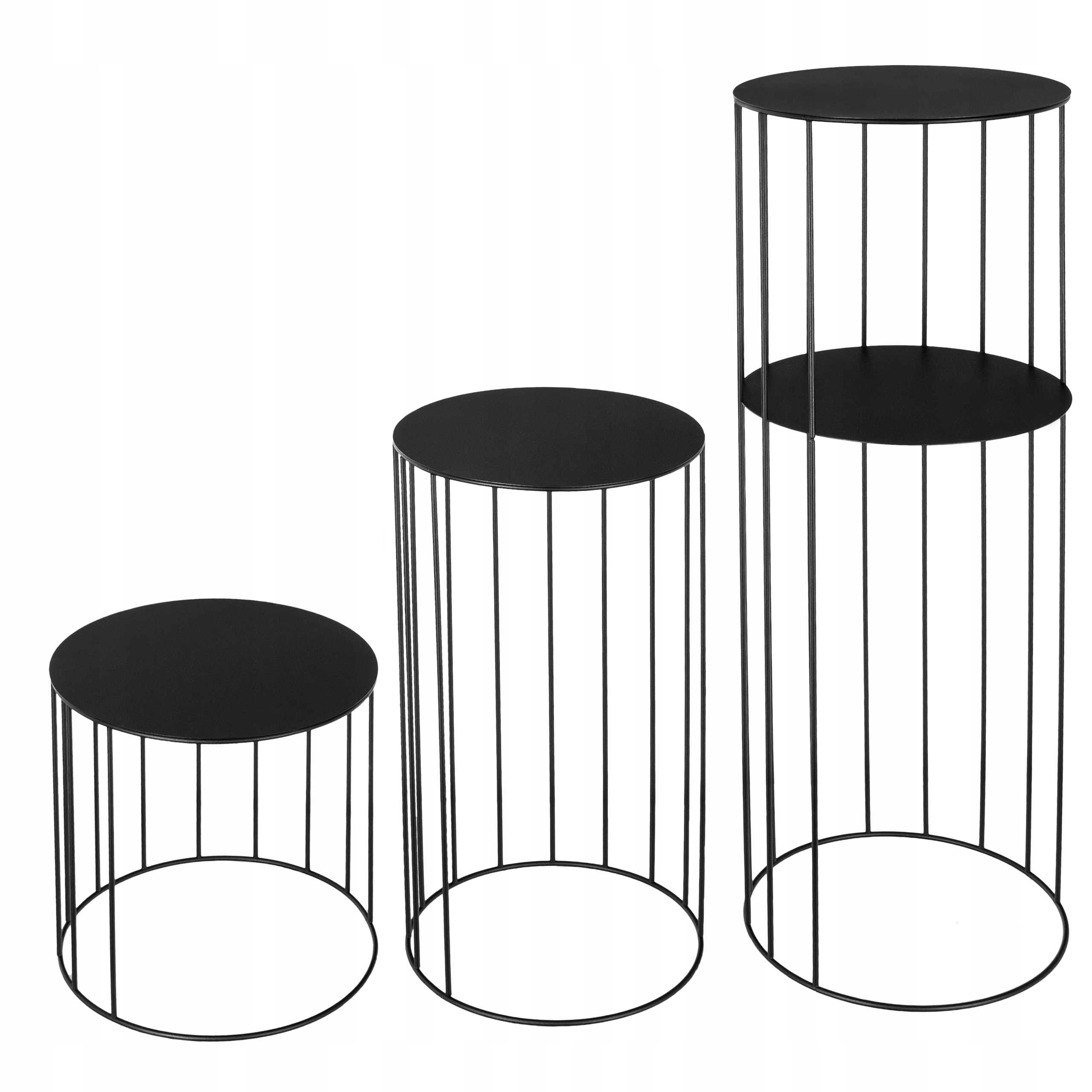 

+Gratis. 3xKwietnik Stojak na kwiaty Loft metalowy
