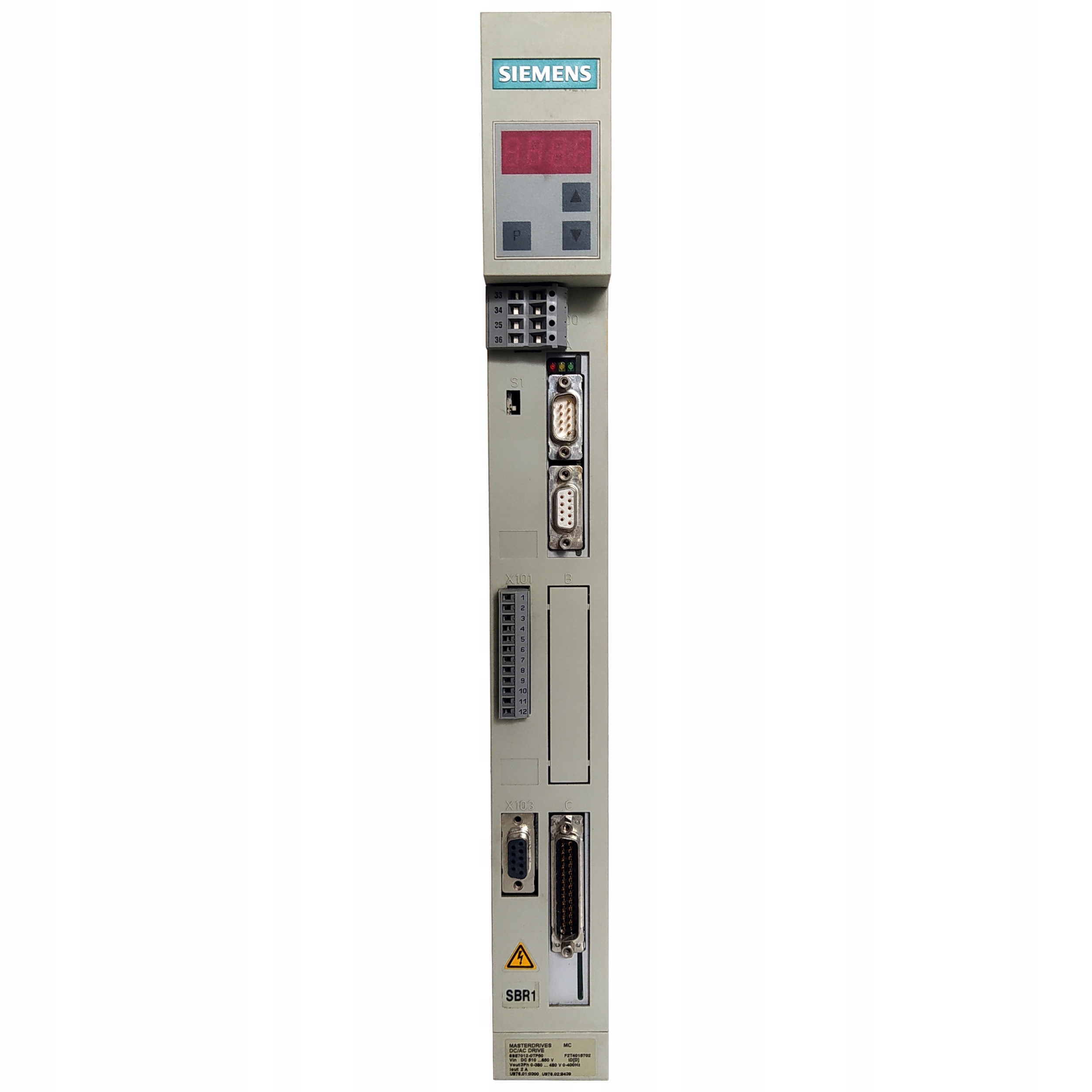 SIEMENS SIMOVERT 6SE7012-0TP50 MOTION CONTROL Waga 3 kg