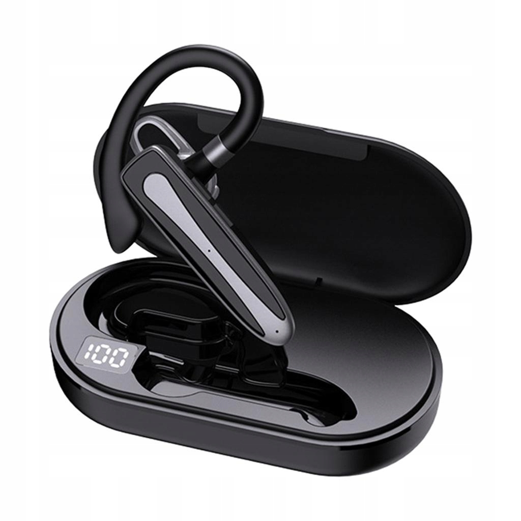 Zestaw słuchawkowy Bluetooth V5.1 z jednym uchem i