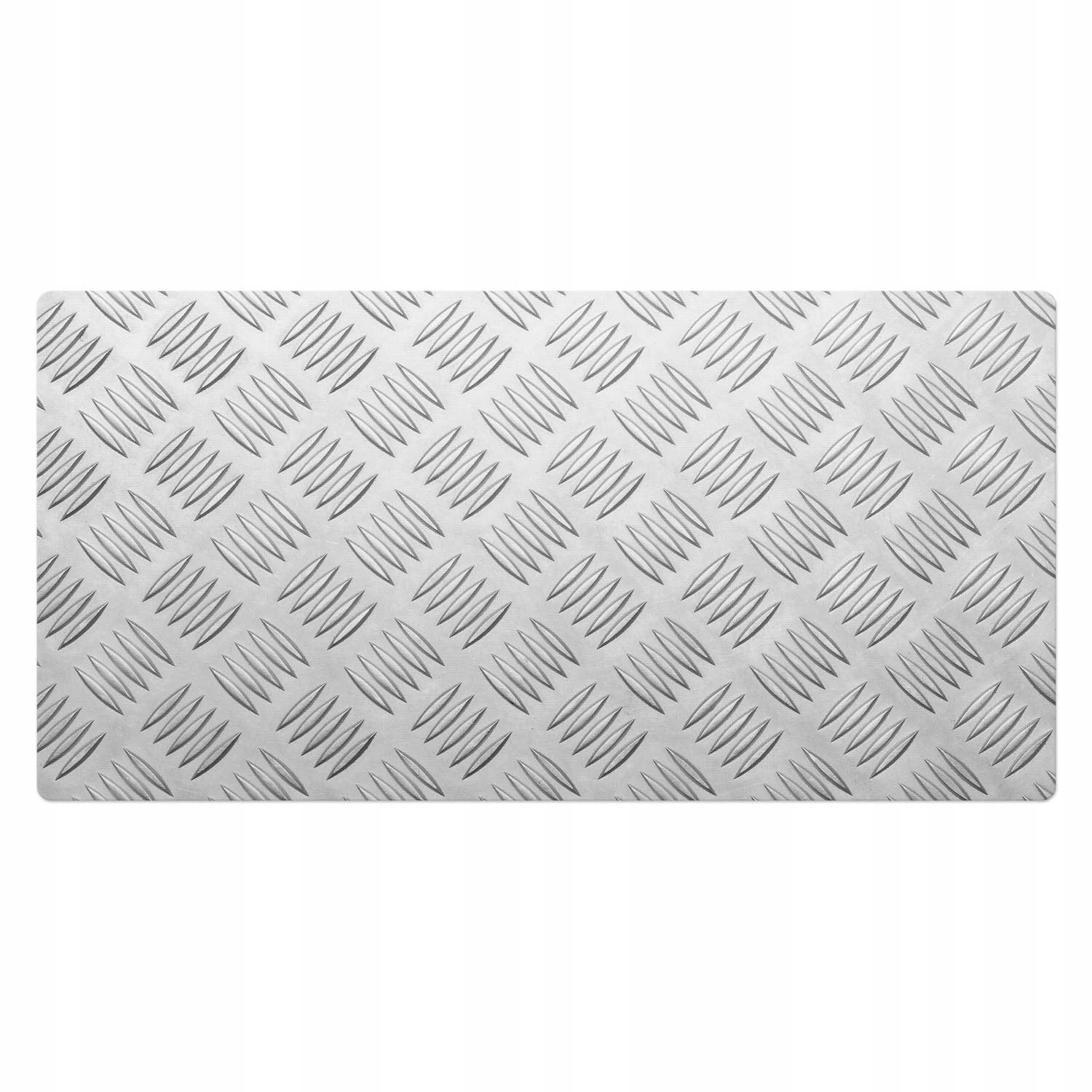 Protiskluzová ochranná podložka na psací stůl Geometrie v ocelovém stylu 100 x 50 cm
