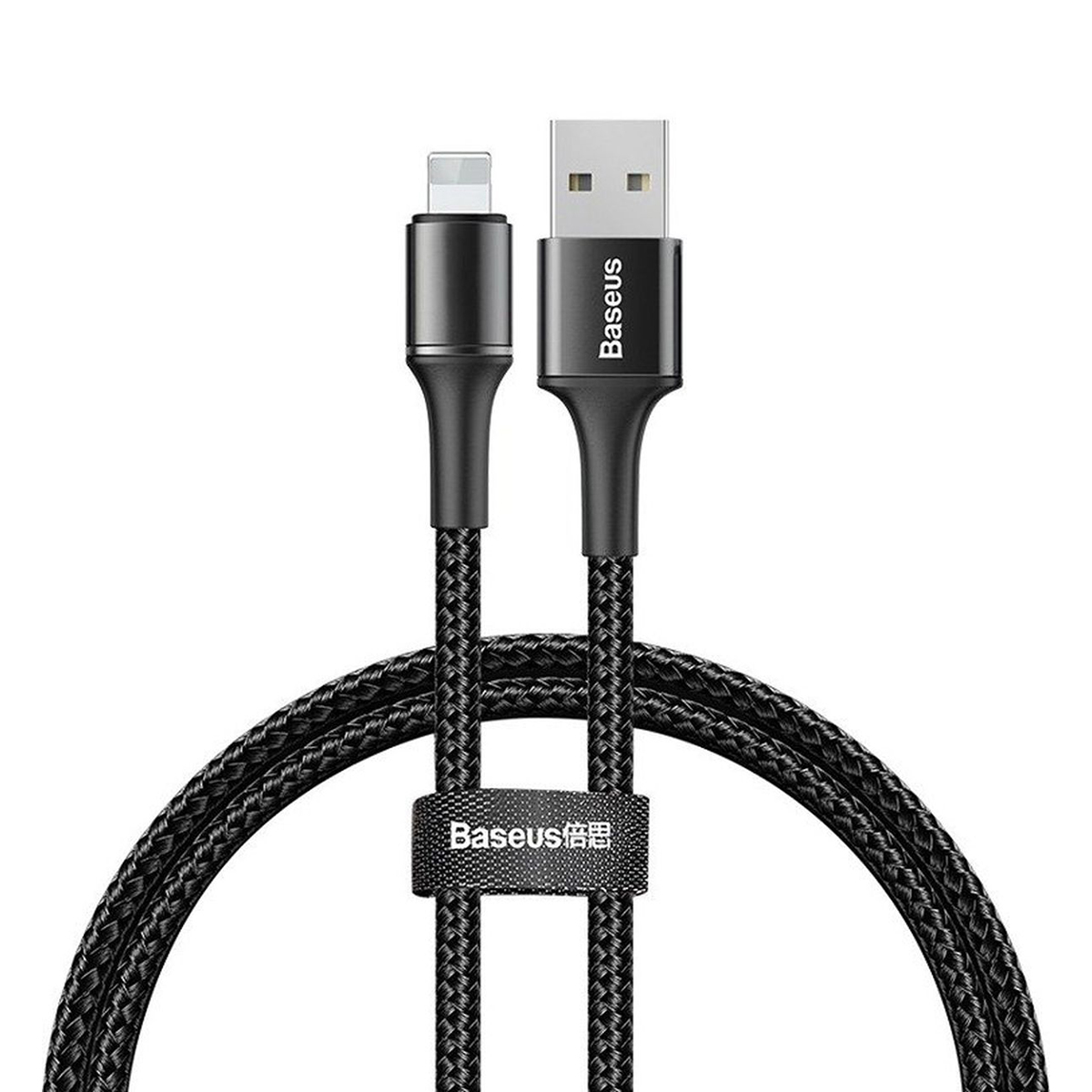 

Baseus Szybki Kabel Lightning 0.5M Led Oplot Nylon