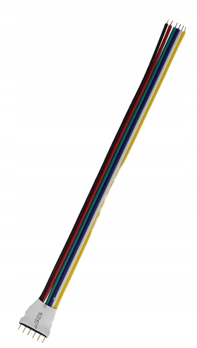 

Złączka 6pin do sterownika taśm Led Rgb+cct męska
