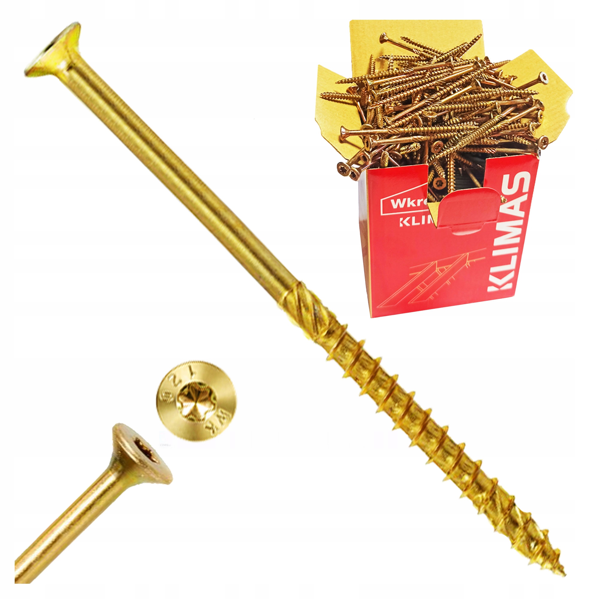 

Wkręty Ciesielskie Do Drewna Torx 8x100 50szt