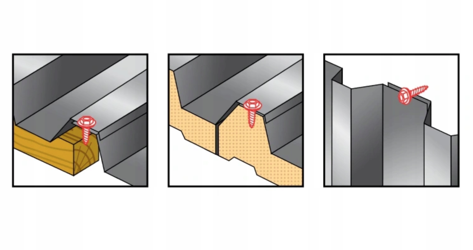 ETANCO - WKRĘT FARMER Dekarskie do blachy 4,8x60 RAL9010 100szt. Producent Etanco