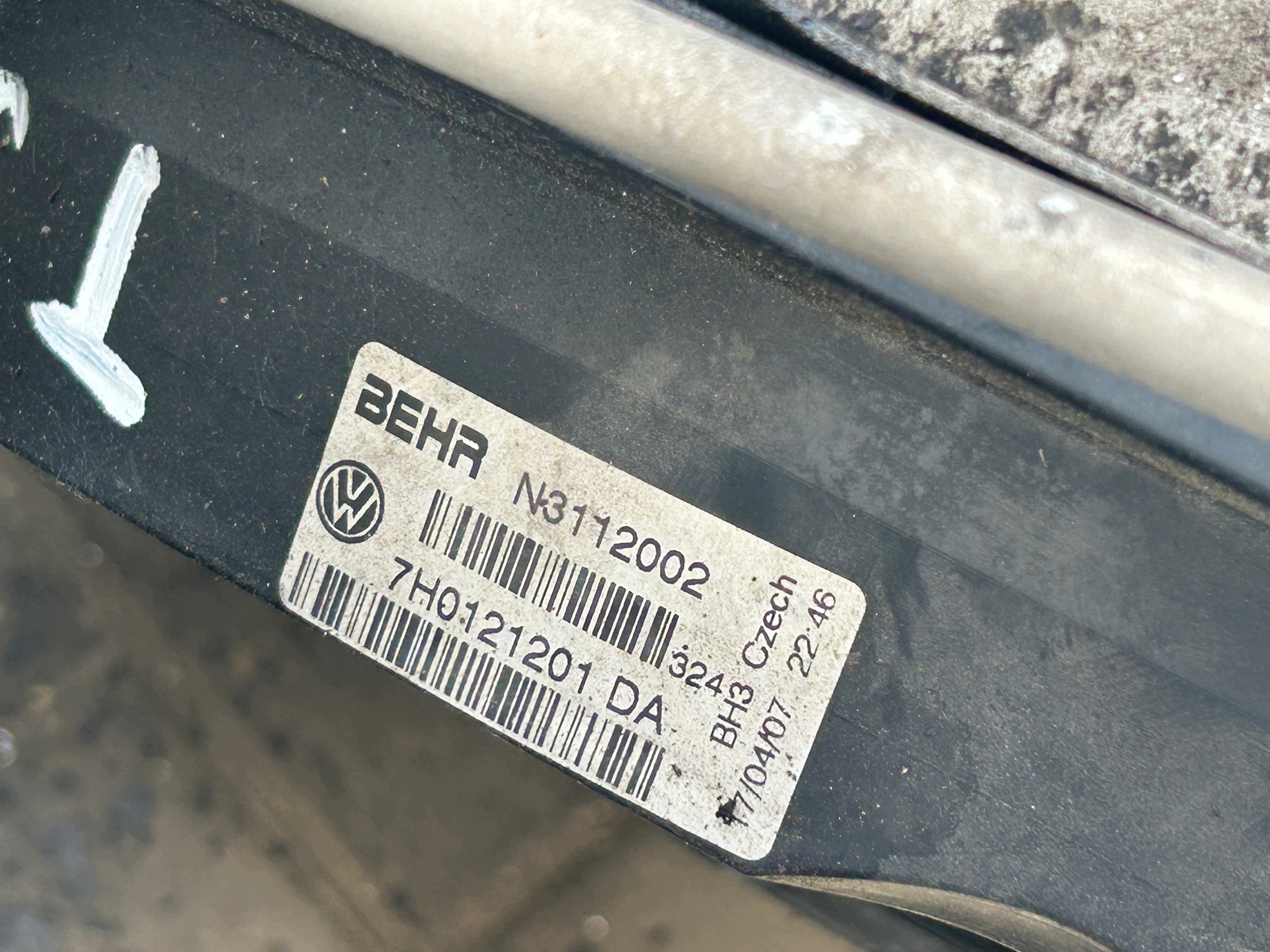 VW T5 2,5 TDI vízhütö ventilátor