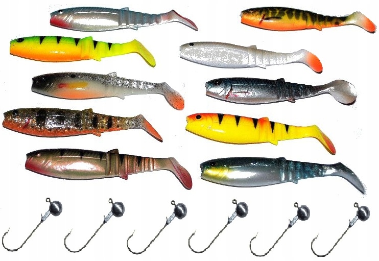 Savage Gear Cannibal 10SZT 10CM Zestaw Główki