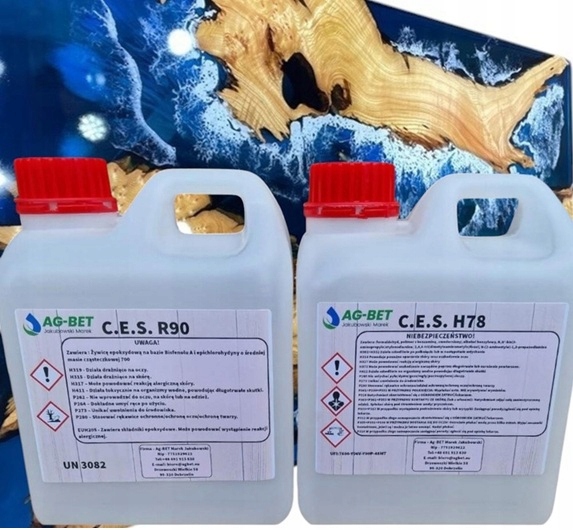 Epoxidová Pryskyřice Transparentní Dřevo Stůl Kamenná Podlaha Koberec R90 8 kg